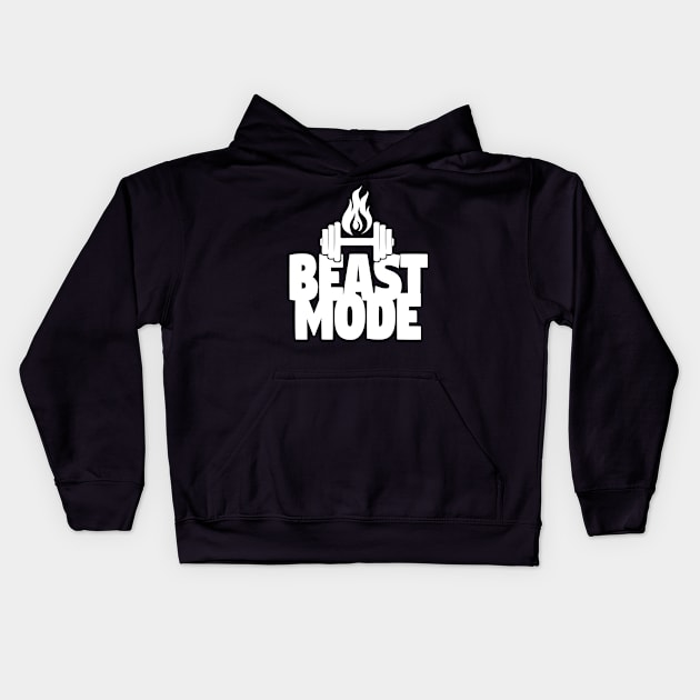 Beast Mode Kids Hoodie by Girona